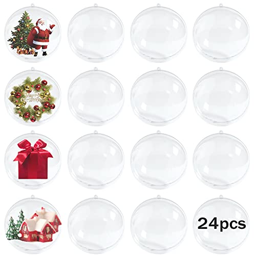 Clear Fillable Ornaments - DIY Craft for Christmas, Wedding, Party