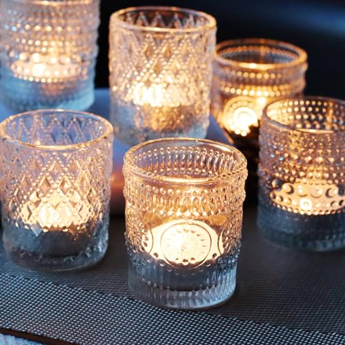 Clear Glass Votive Candle Holders