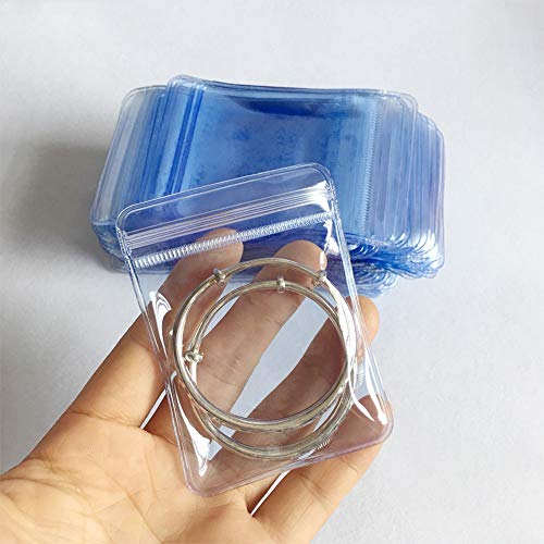 Clear Jewelry Anti Oxidation Zipper Bags for Preserving Valuables