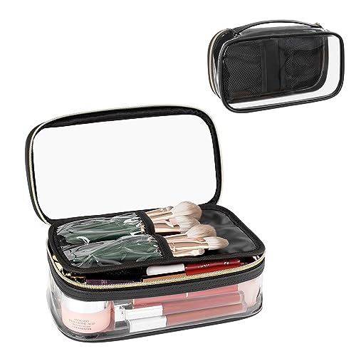 Clear Makeup Bags with Zipper for Women and Girls