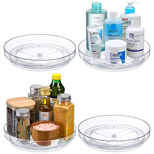 Clear Non-Skid Lazy Susan Organizers