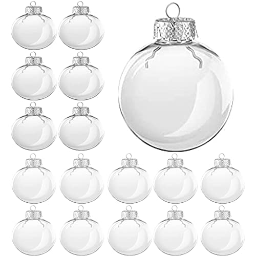 Clear Plastic Fillable Ornaments Balls