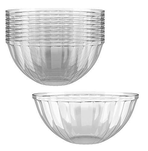 Clear Plastic Serving Bowls - 150 Oz. 4 Pack