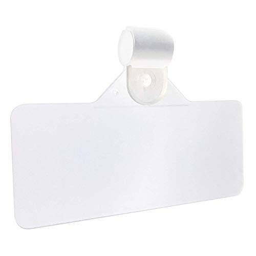Clear Plastic Wire Shelf Label Holders