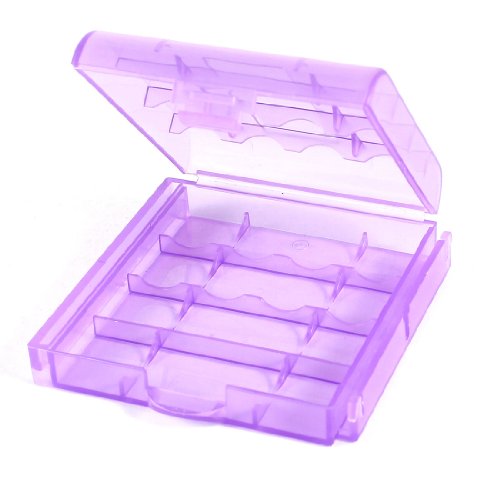Clear Purple Tool Organizers Storage Box