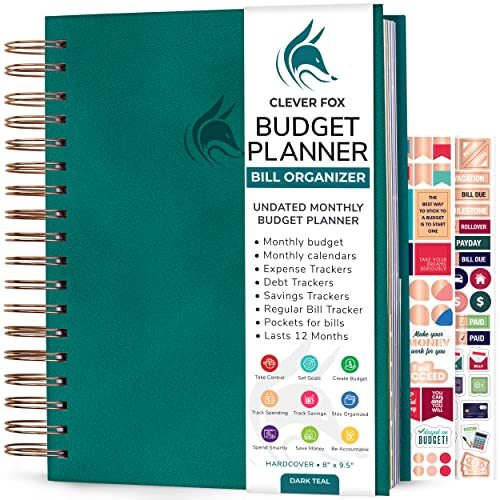 Clever Fox Budget Planner & Monthly Bill Organizer