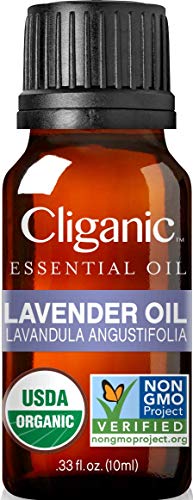 Cliganic Lavender Essential Oil - 100% Pure Natural, for Aromatherapy Diffuser