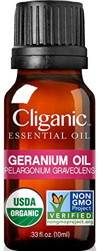 Cliganic Organic Geranium Essential Oil