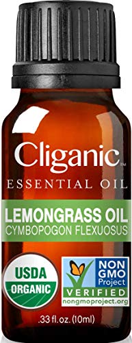 Cliganic Organic Lemongrass Essential Oil