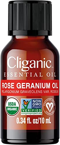 Cliganic Organic Rose Geranium Oil