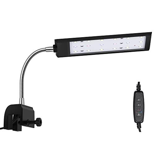 Clip on LED Aquarium Light with Timer and Dimmer