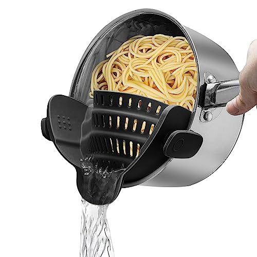Clip on Strainer for Pots Pan Pasta Strainer