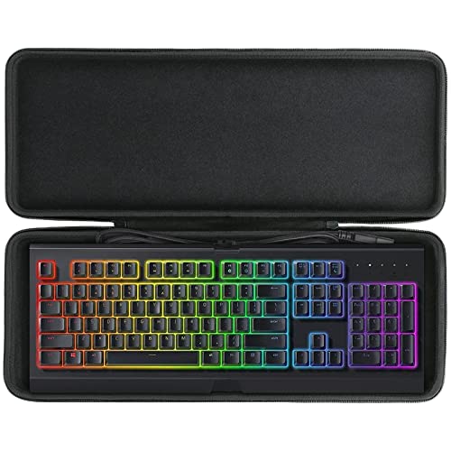 co2CREA Hard Case Replacement for Razer Cynosa Chroma/Cynosa V2 / Ornata V2 / Blackwidow V3 Pro/Blackwidow V3 / Huntsman Elite/Huntsman V2 Analog Gaming Keyboard