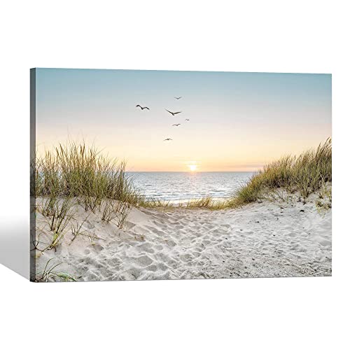Coastal Sunset Ocean Print Artwork