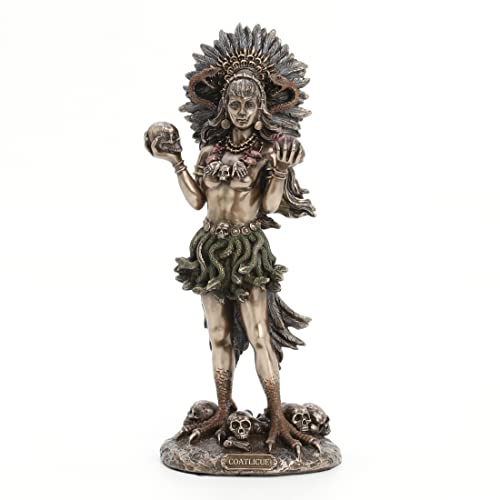 Coatlicue Aztec Serpent Skirt Goddess Statue