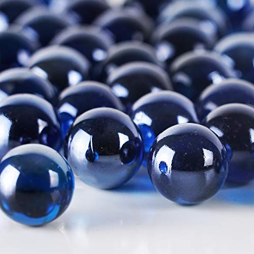 Cobalt Blue Glass Marble Gemstone Vase Fillers