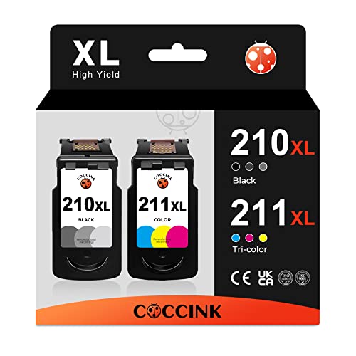 COCCINK Ink Cartridge Replacement for Canon Printer