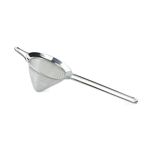 Cocktail Fine Strainer Stainless Steel Conical Mesh Strainer Professional Bar Tool, Sliver