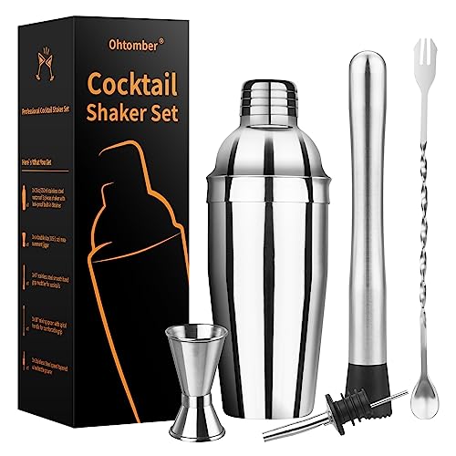 Cocktail Shaker Bartender Kit - 5 Piece Set