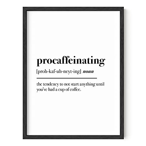 Coffee Wall Art Decor - Coffee Definition Coffee Posters