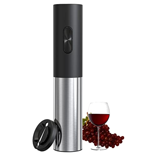 COKUNST Electric Wine Bottle Opener with Foil Cutter