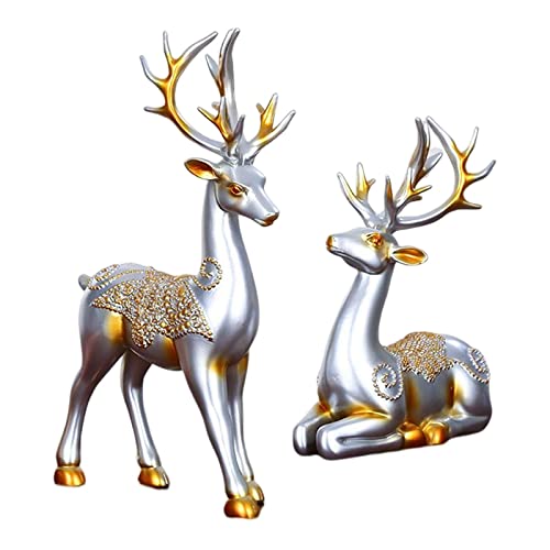 Colcolo Deer Couple Statue Ornament