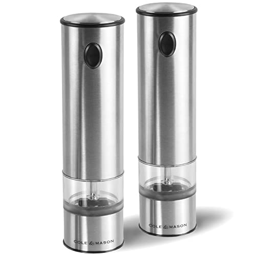 Cole & Mason Battersea Electronic Salt & Pepper Mill Gift Set