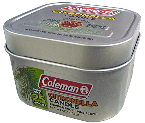 Coleman Pine Scented Citronella Candle - Bug Repellent and Ambiance Enhancer
