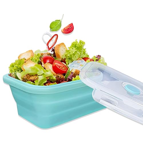 Collapsible Camping Bowl with Lid