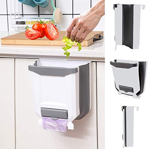 Collapsible Hanging Kitchen Trash Can