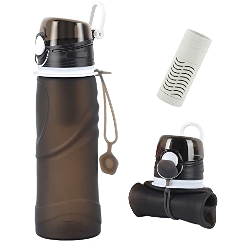 Collapsible Water Bottle with Replaceable Filter
