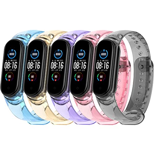 Color-changing Silicone Wristbands for Xiaomi Mi Band 3/4