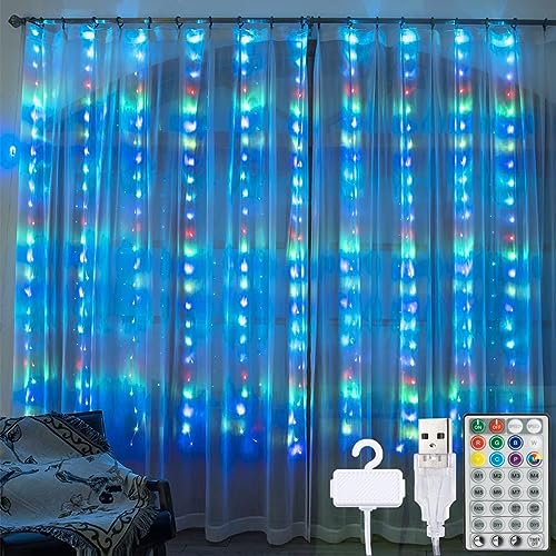 Color Changing USB Curtain Lights