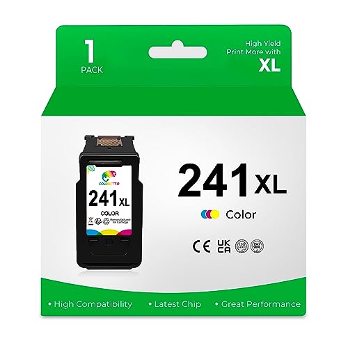 COLORETTO CL-241XL Remanufactured Printer Ink Cartridge Replacement