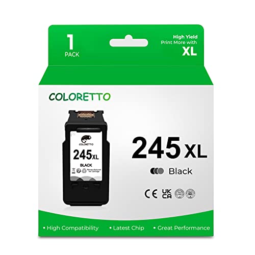 COLORETTO PG-245XL Printer Ink Cartridge Replacement