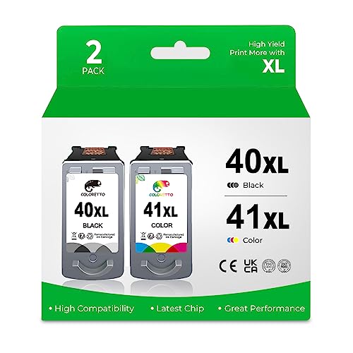 COLORETTO Remanufactured Ink Cartridge Replacement for Canon Printer