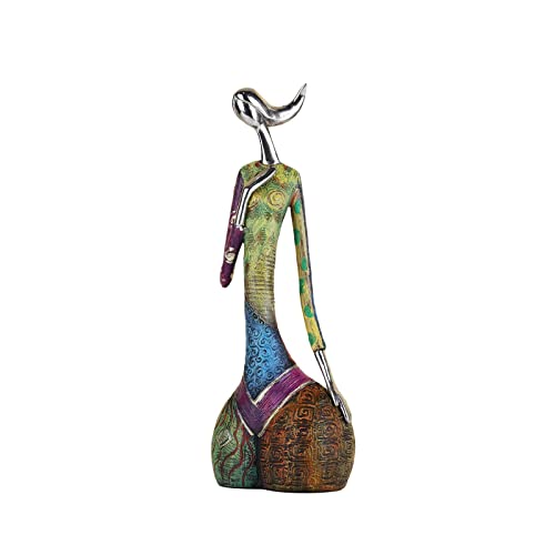 Colorful Abstract Woman Statue for Modern Home Decor