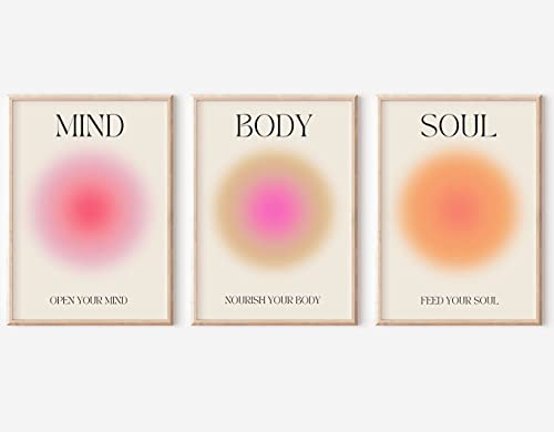 Colorful Aura Posters for Room Aesthetic