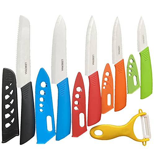 Colorful Ceramic Knife Set for Kitchen