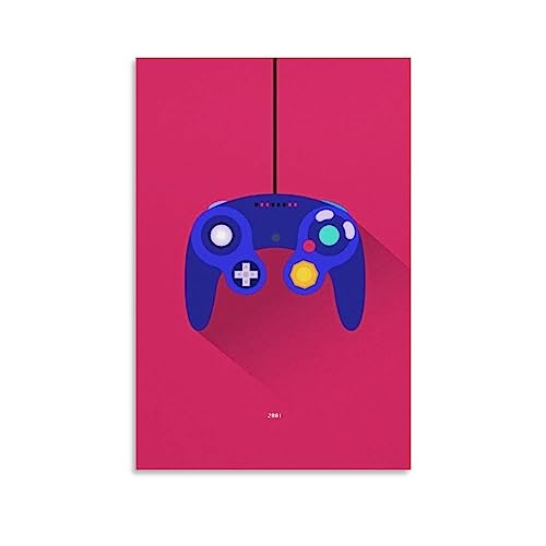 Colorful Gamepad Canvas Painting
