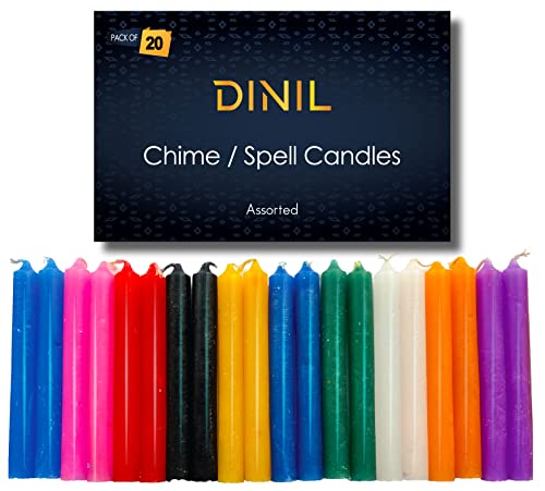 Colorful Spell/Chime Candles - Premium Mini Taper Candles