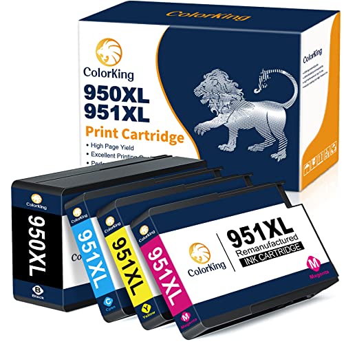 ColorKing Remanufactured Ink Cartridge for HP 950XL 951XL