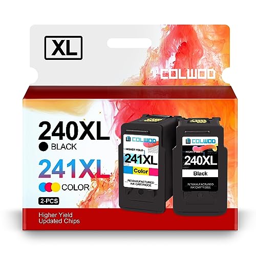 COLWOD Remanufactured Ink Cartridges for Canon PIXMA