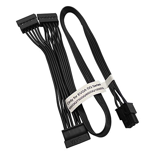 COMeap 6 Pin to 3X 15 Pin SATA Power Adapter Cable