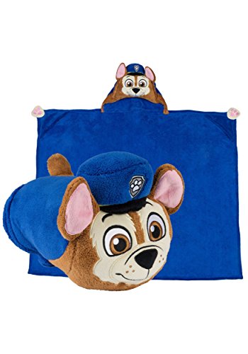 Comfy Critters Stuffed Animal Blanket - PAW Patrol Chase