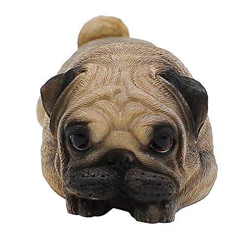 Comfy Hour Miniature Dog Collectibles - Lying Pug Figurine