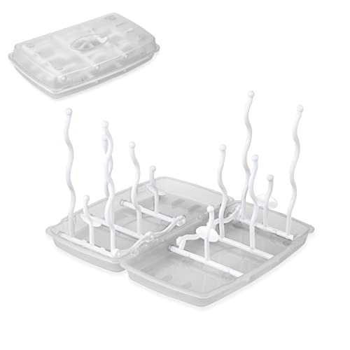 Compact and Portable Baby Bottle Drying Rack