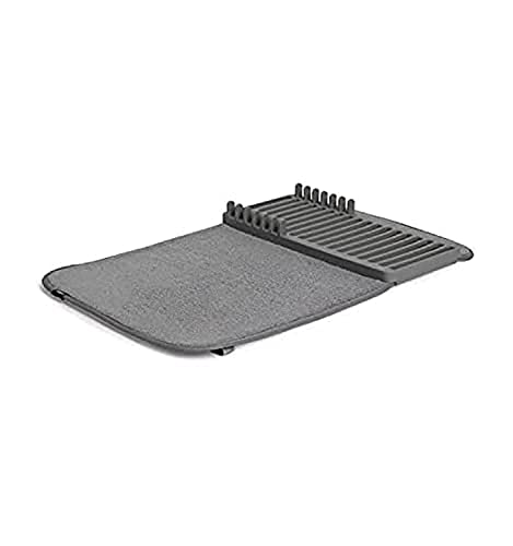 Compact Dish Drying Rack and Mat