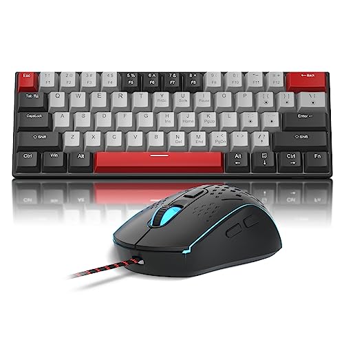 Compact Gaming Keyboard and Mouse Combo