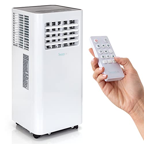 Compact Home A/C Cooling Unit with Dehumidifier & Fan